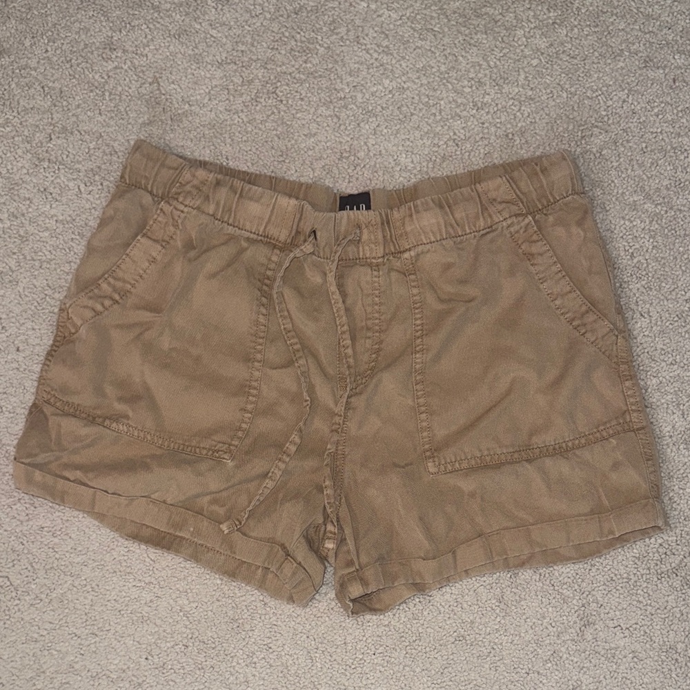 Gap  Drawstring Utility Shorts in Tan